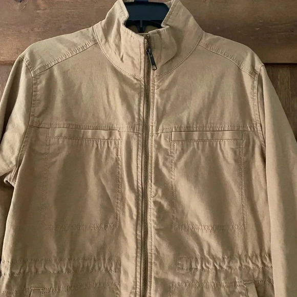 Old Navy Tan Cargo Jacket - Picture 3 of 6
